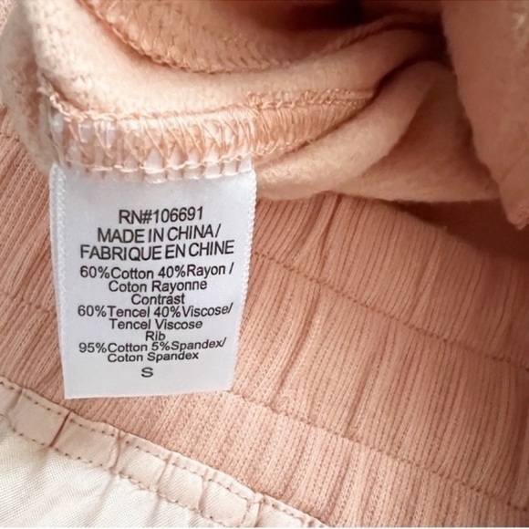 YOUNG FABULOUS & BROKE Odin Peach Color Joggers High Rise Striped Size Small NEW - Picture 8 of 9